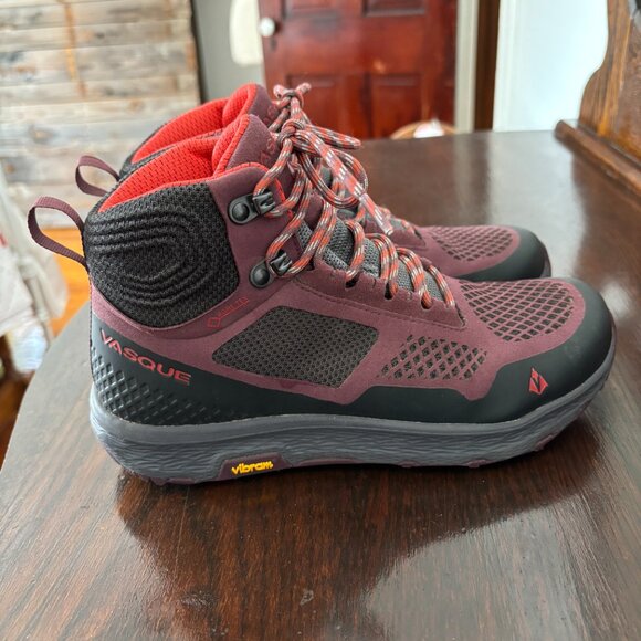 Vasque Breeze LT NTX Maroon/Purple Hiking Boots - Size 6.5 - Picture 3 of 7